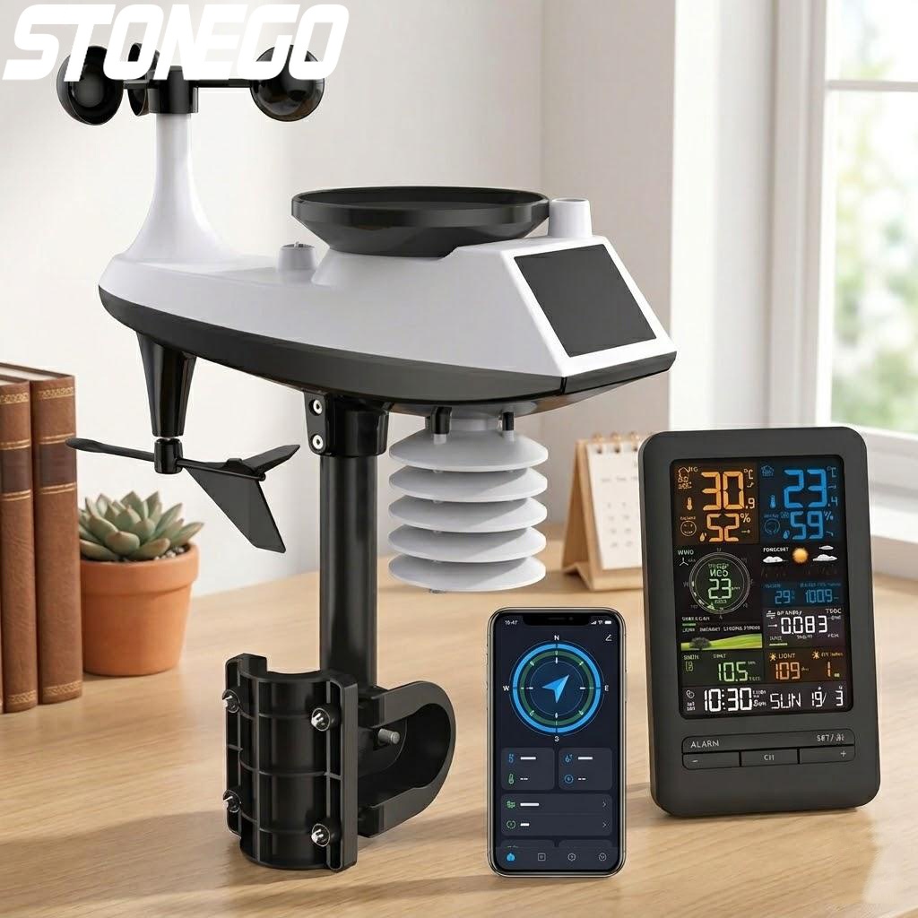 Woodworking Apps - Smart Weather Station Indoor Outdoor Temperature