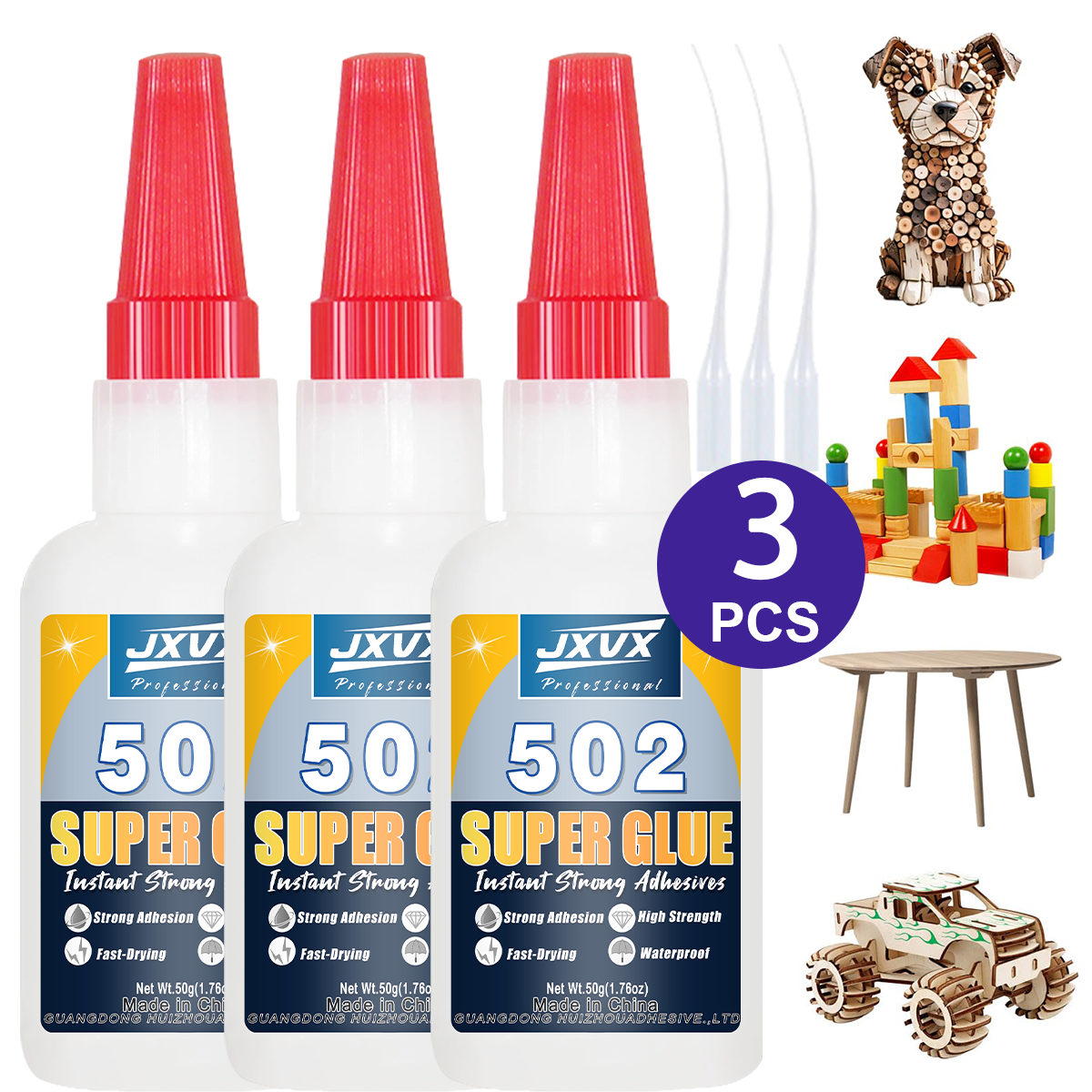 Woodworking Quick Glue - 1-3pcs 50g High quality 502Super-Strong Instant