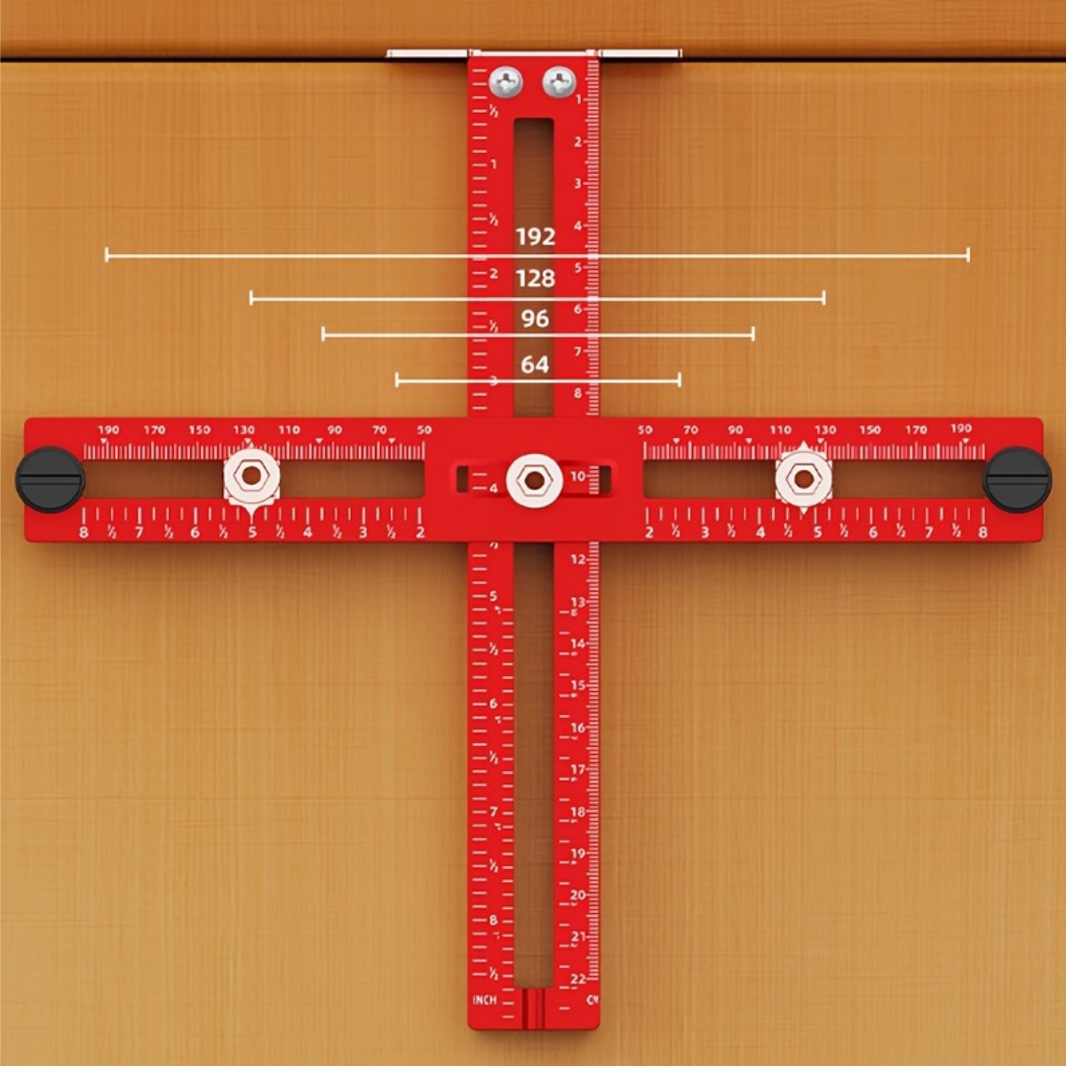 Woodworking Project Plans - Cabinet Hardware Jig Aluminum Alloy Cabinet