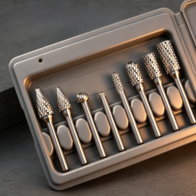 Woodworking Tool - 3mm 6mm Shank Rotary Burr Set