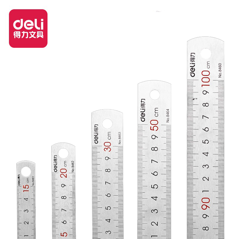 Woodworking Project Plans - Deli Stainless Steel Ruler for Students