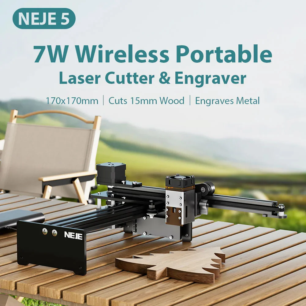 Woodworking Apps - NEJE 5 A40640/E40/E30/A40630/N30820 Wireless Portable CNC