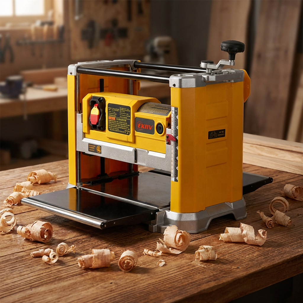 Woodworking Thicknesser - 110v/220v Portable Wood Thicknesser Planer Machine