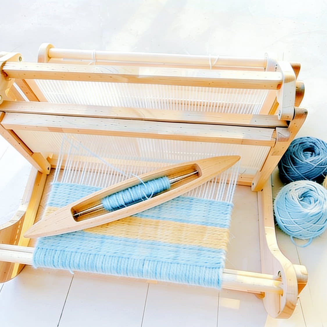 Woodworking Hobbies - Handmade Solid Wood Loom | Compact
