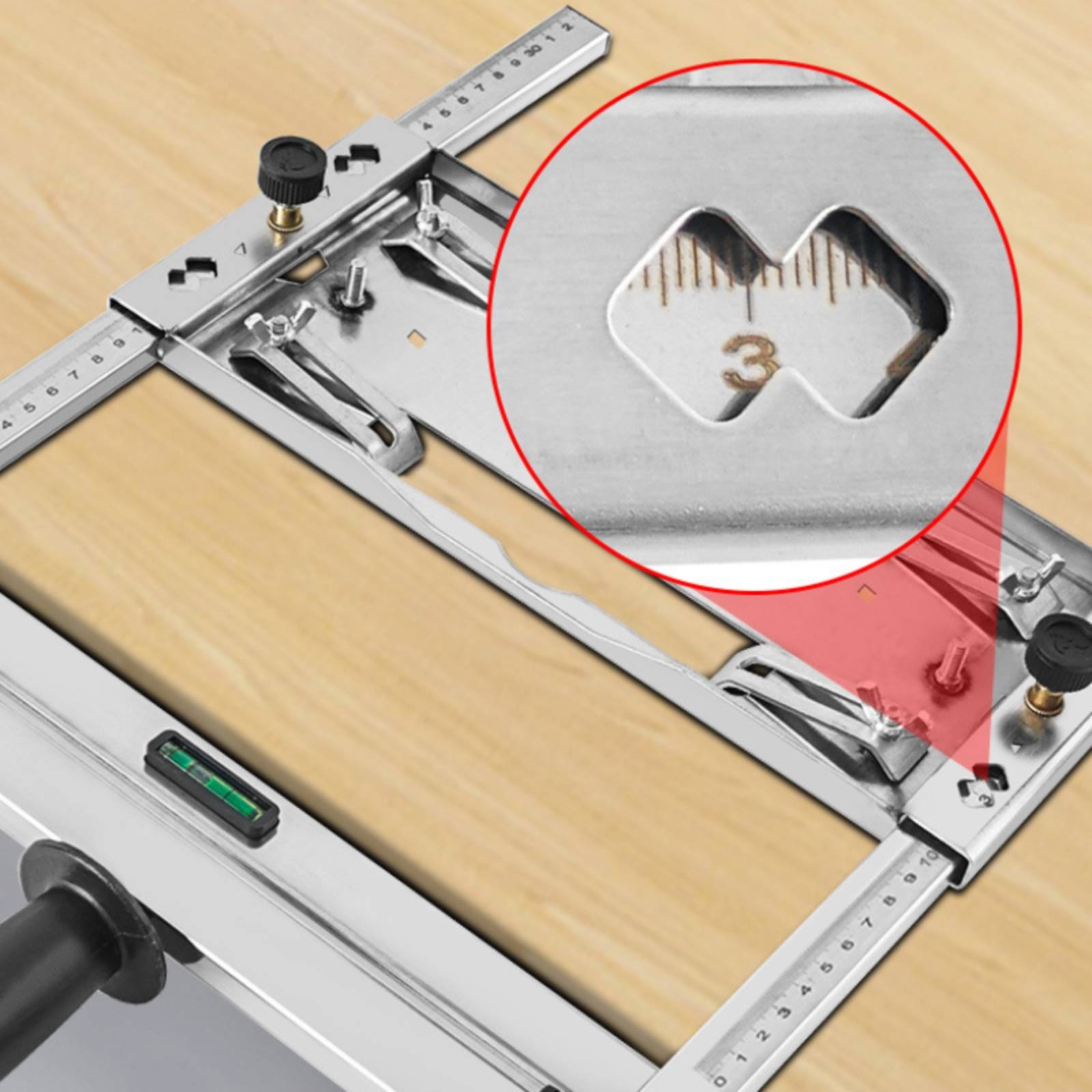 Woodworking Workshop - Board Cutting Guide Sliding Perimeter Trimming