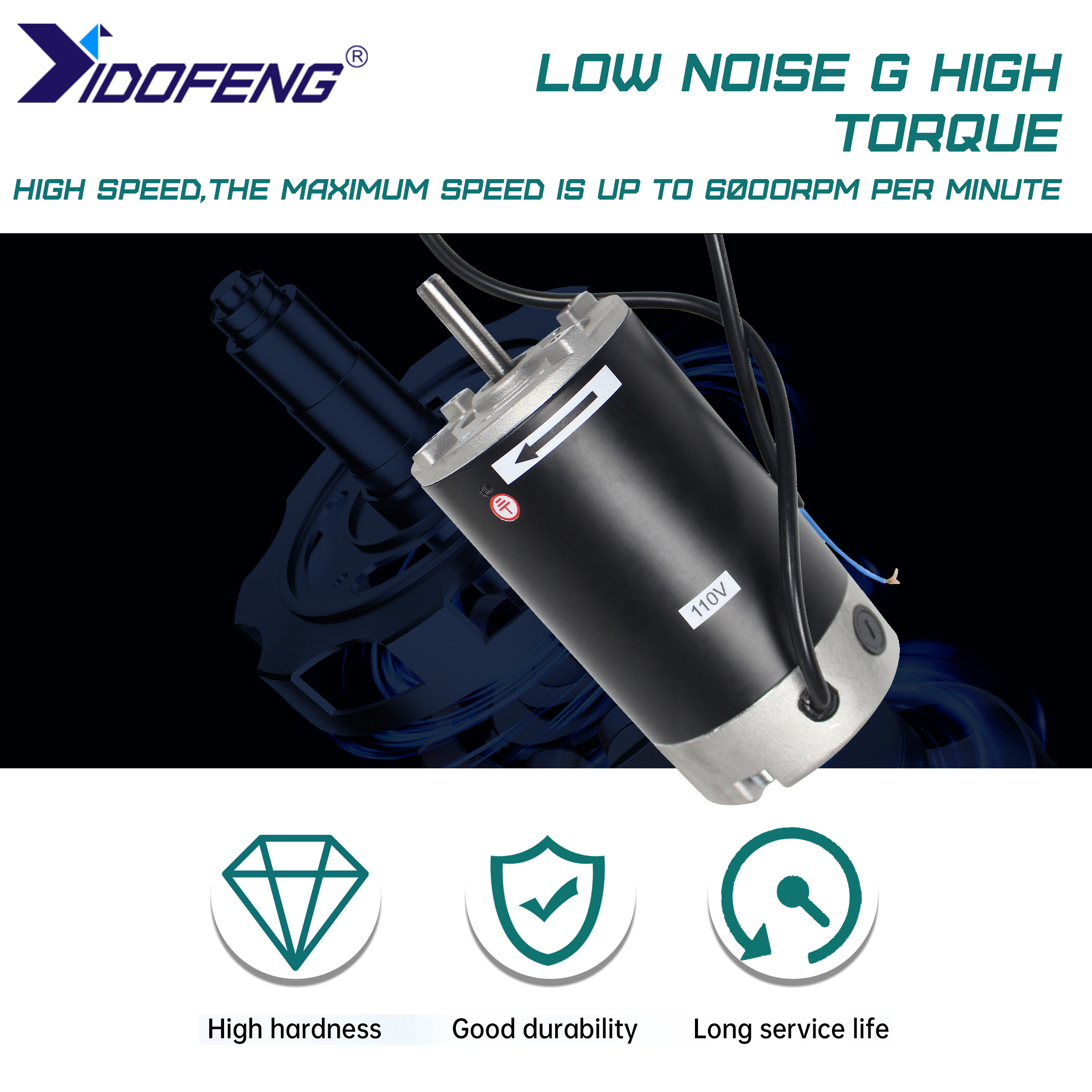 Parting Tool Lathe - 110V/220V DC 750W/550W Mini Lathe Motor