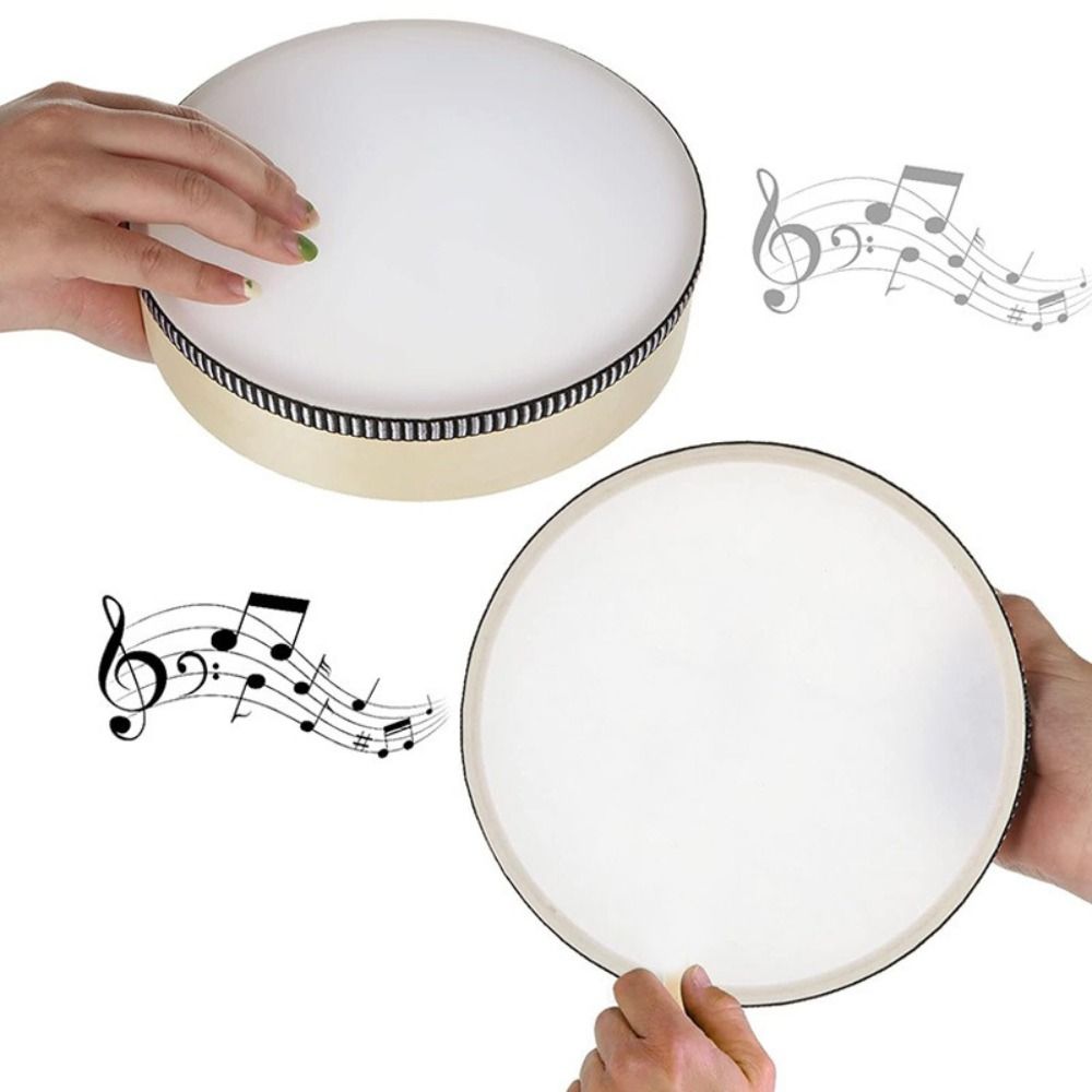 Woodworking Kids Toys - Gift 4/6/8/10 Inch Wooden Hand Drum