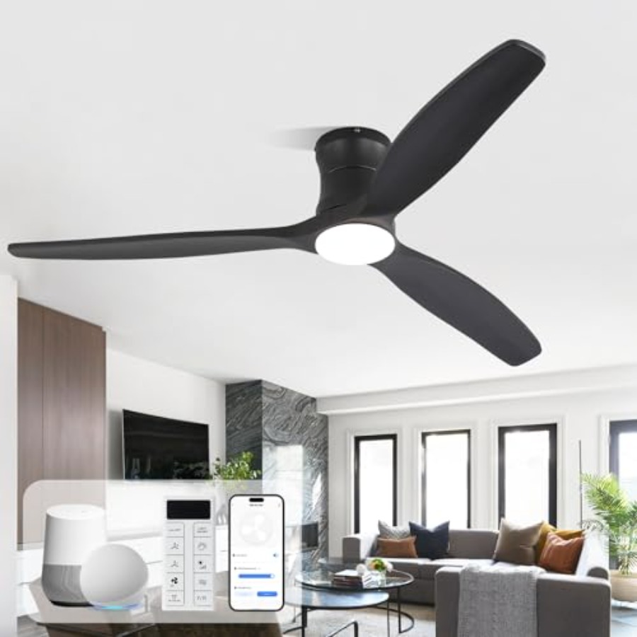 Woodworking Apps - 52 Smart Ceiling Fan, Solid Wood
