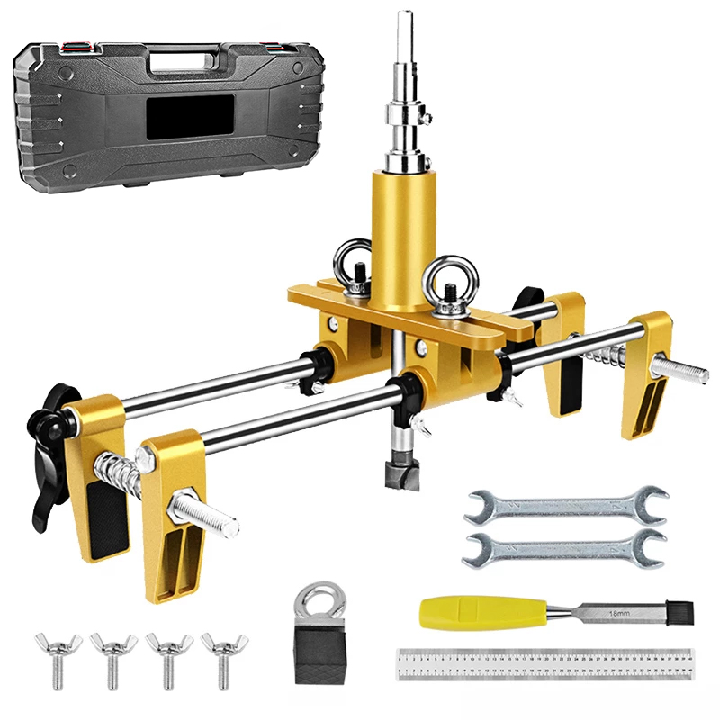 Woodworking Project Plans - Wooden Door Installation Lock Hole Opener