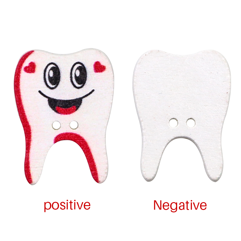 50/100pcs Wooden Button Tooth  - Woodworking Kids Toys incelemesi ve fiyatı