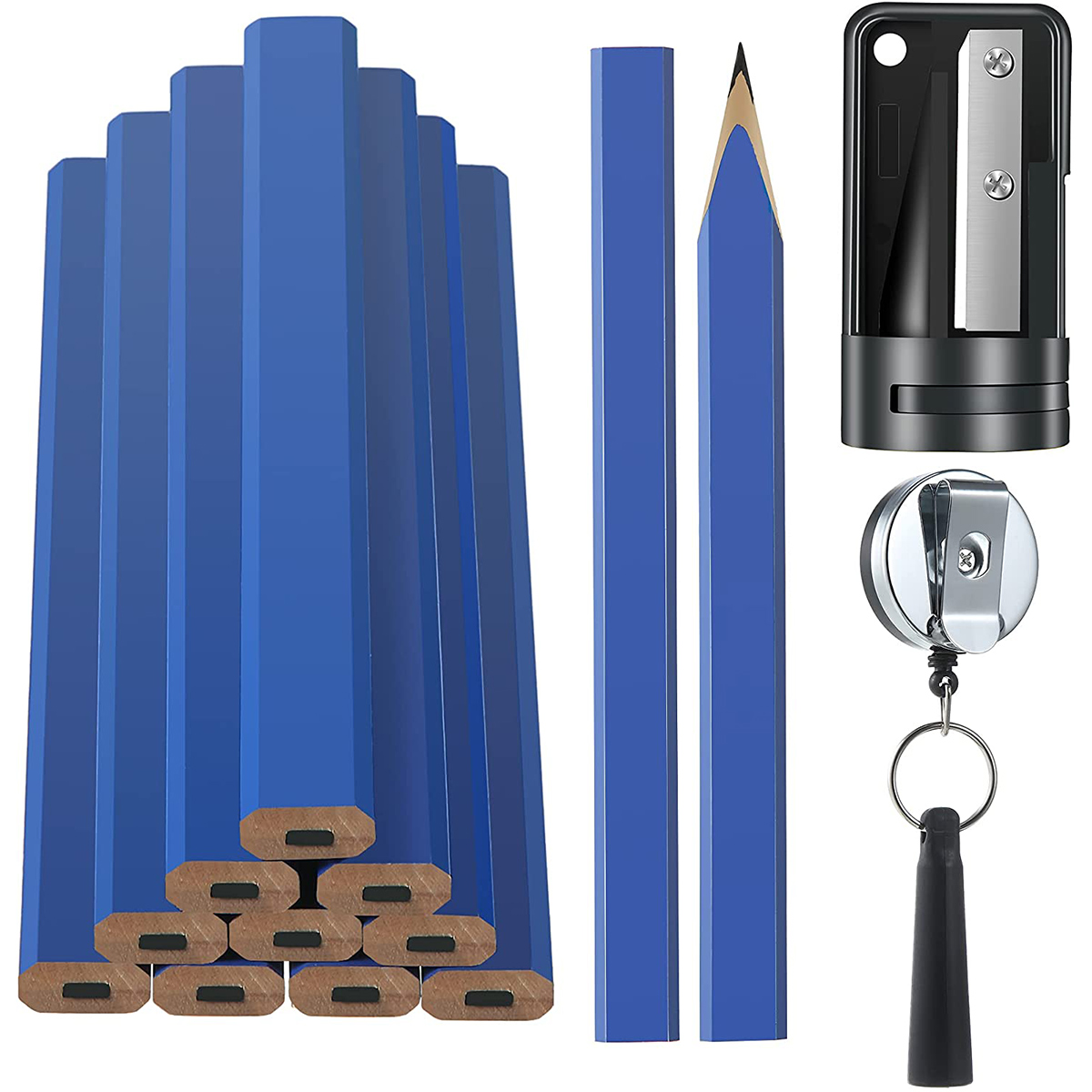 12Pcs Octagonal Square Pencil  - Woodworking Project Plans incelemesi ve fiyatı