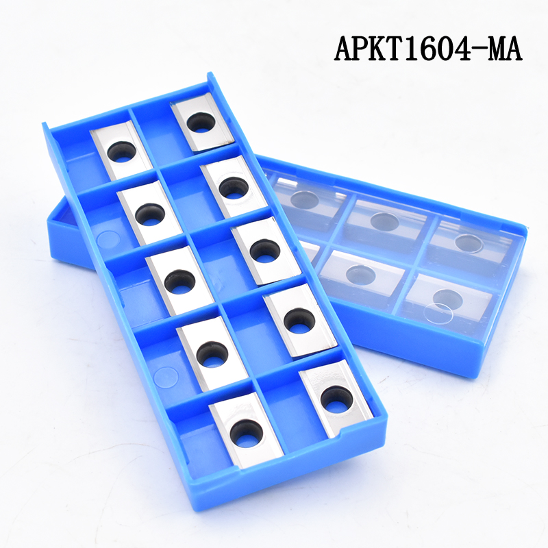 10PCS/LOT APKT1604 MA R0.2 R0. - Parting Tool Lathe incelemesi ve fiyatı
