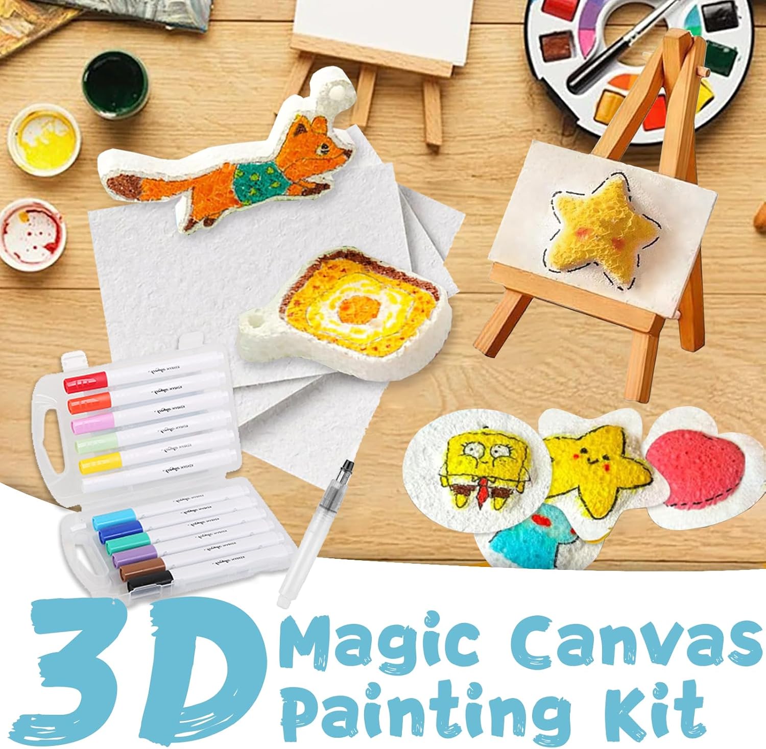 3D Puffy Foam Texture Painting - Woodworking Kids Toys incelemesi ve fiyatı