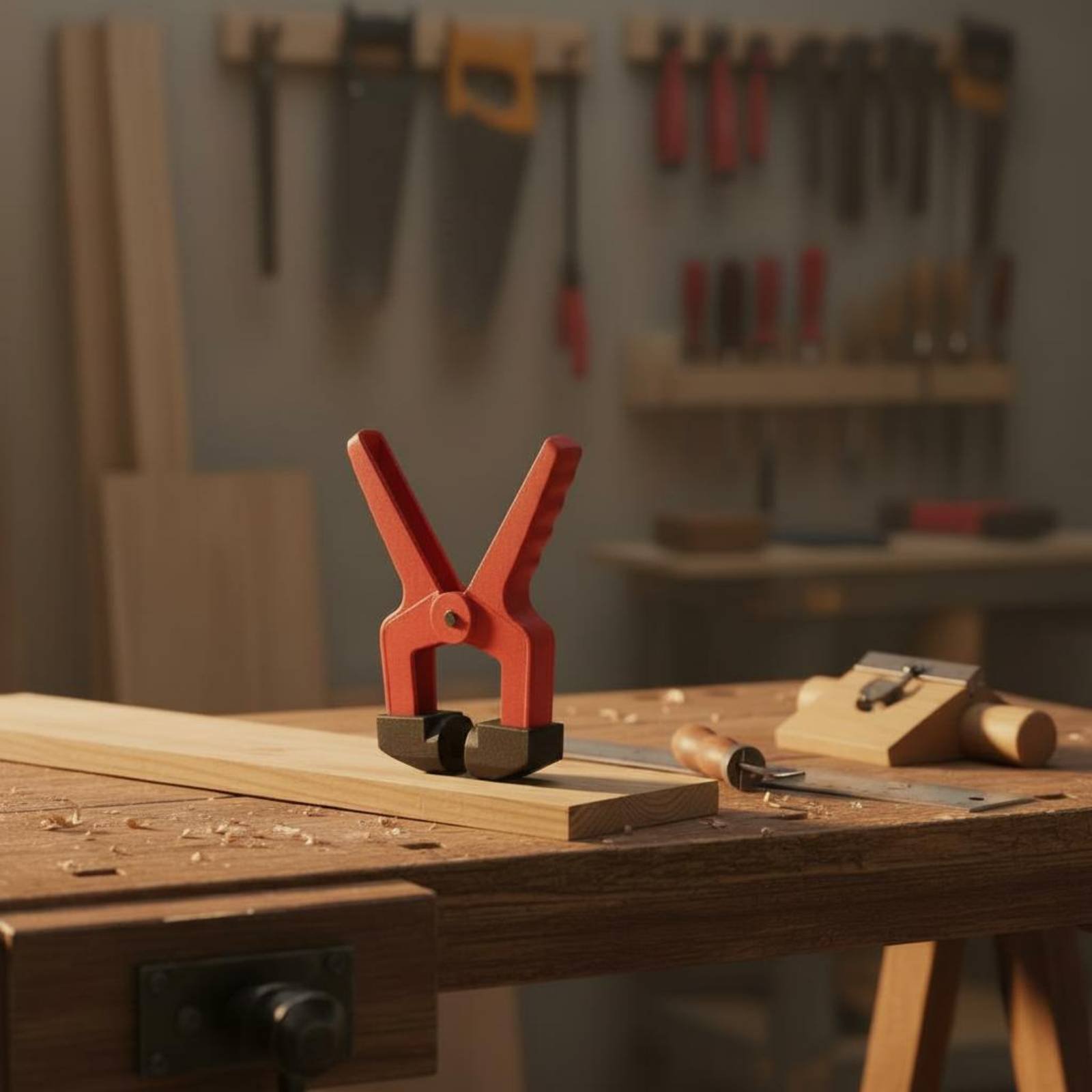 Triangular Clamp Clamp Red Col - Woodworking Workshop incelemesi ve fiyatı