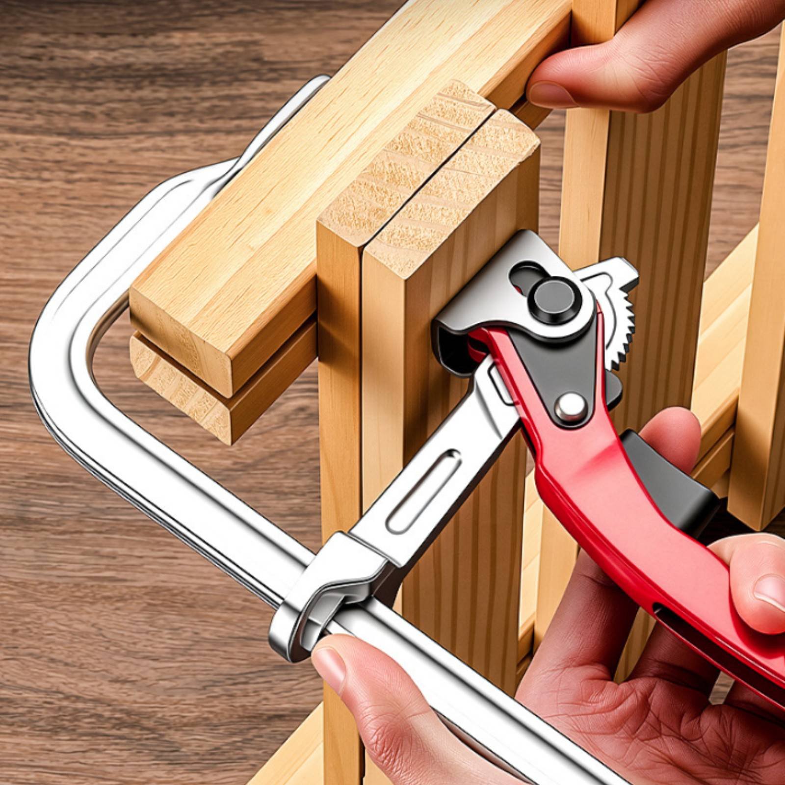 2 Pieces Ratchet F Clamp Indus - Woodworking Workshop incelemesi ve fiyatı