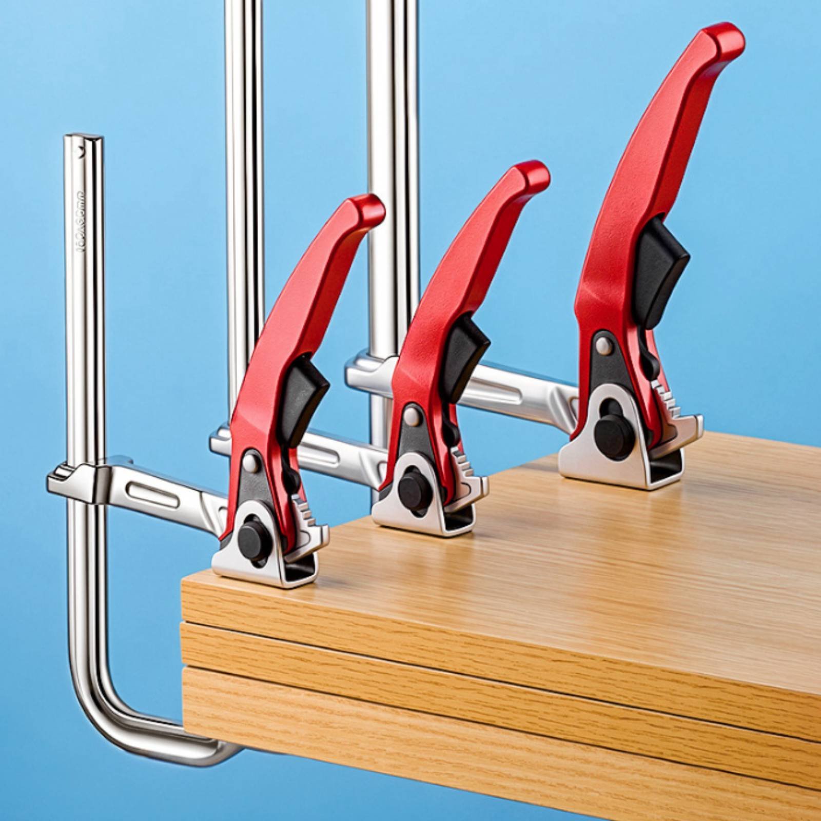 2 Pieces Ratchet F Clamp Indus - Woodworking Workshop incelemesi ve fiyatı