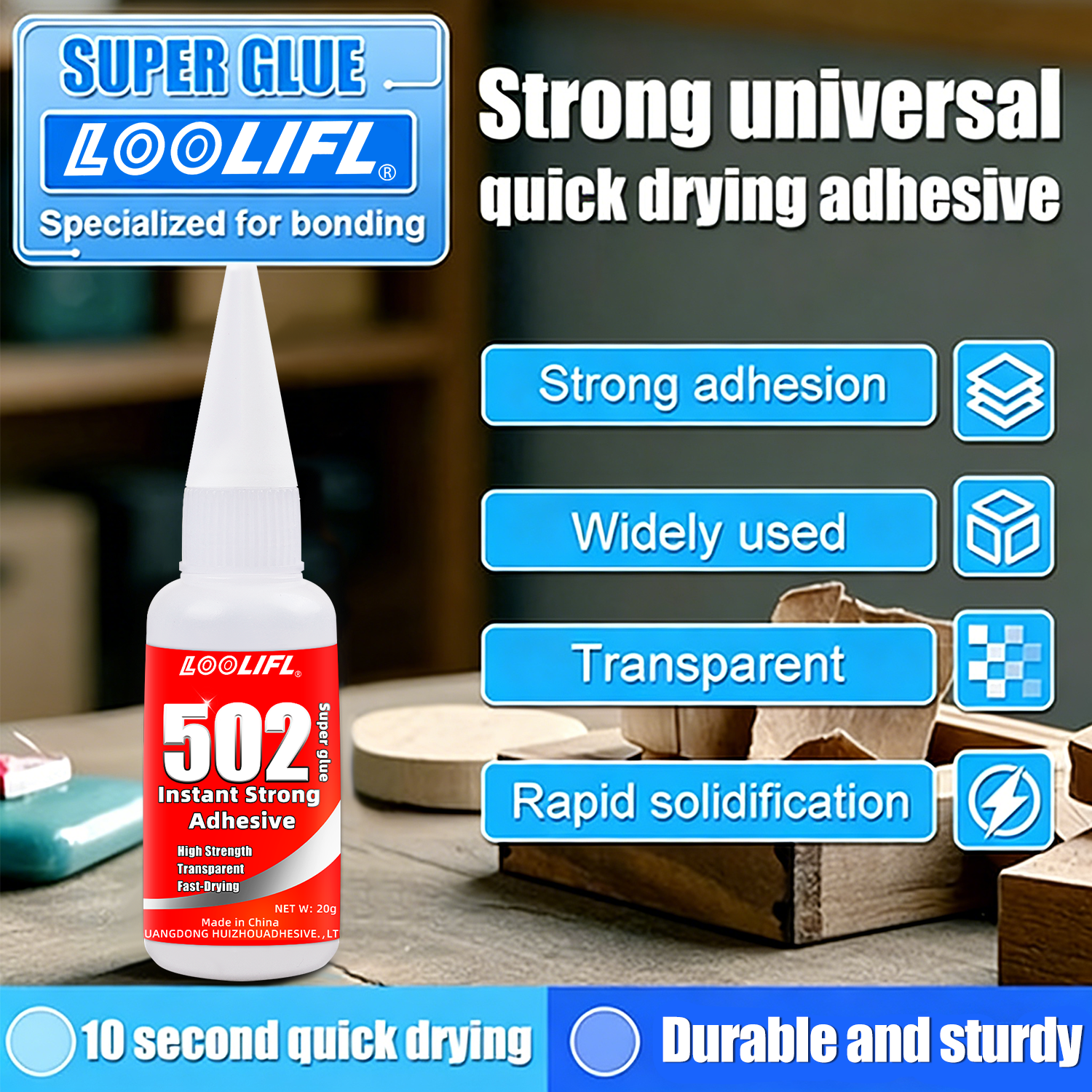 5-10pcs 502 Super Glue Instant - Woodworking Quick Glue incelemesi ve fiyatı