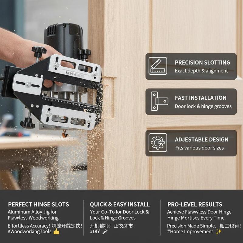 Aluminum Alloy Mortise Templat - Woodworking Tool incelemesi ve fiyatı