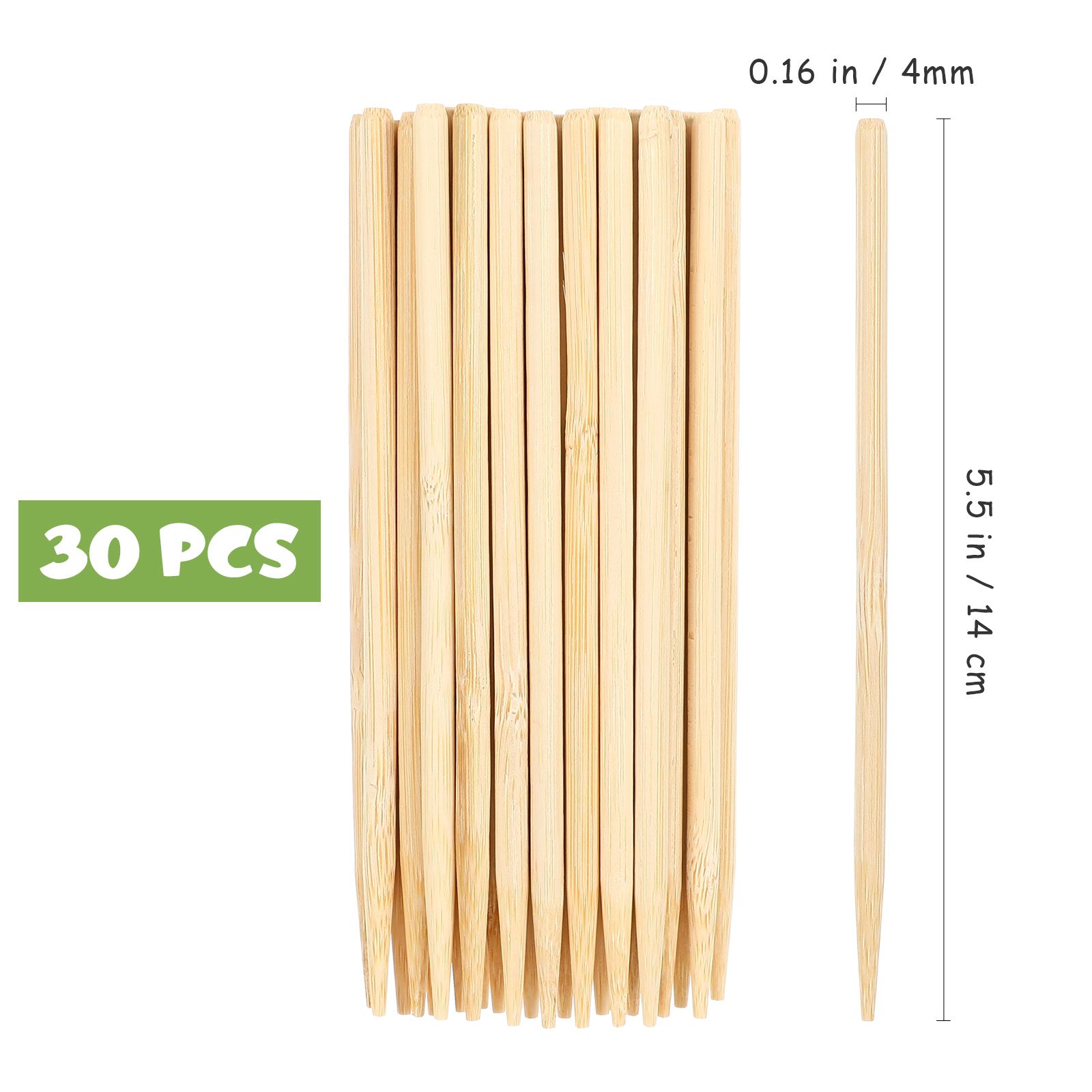 30pcs Scratch Bamboo Pens Wax  - Woodworking Kids Toys incelemesi ve fiyatı