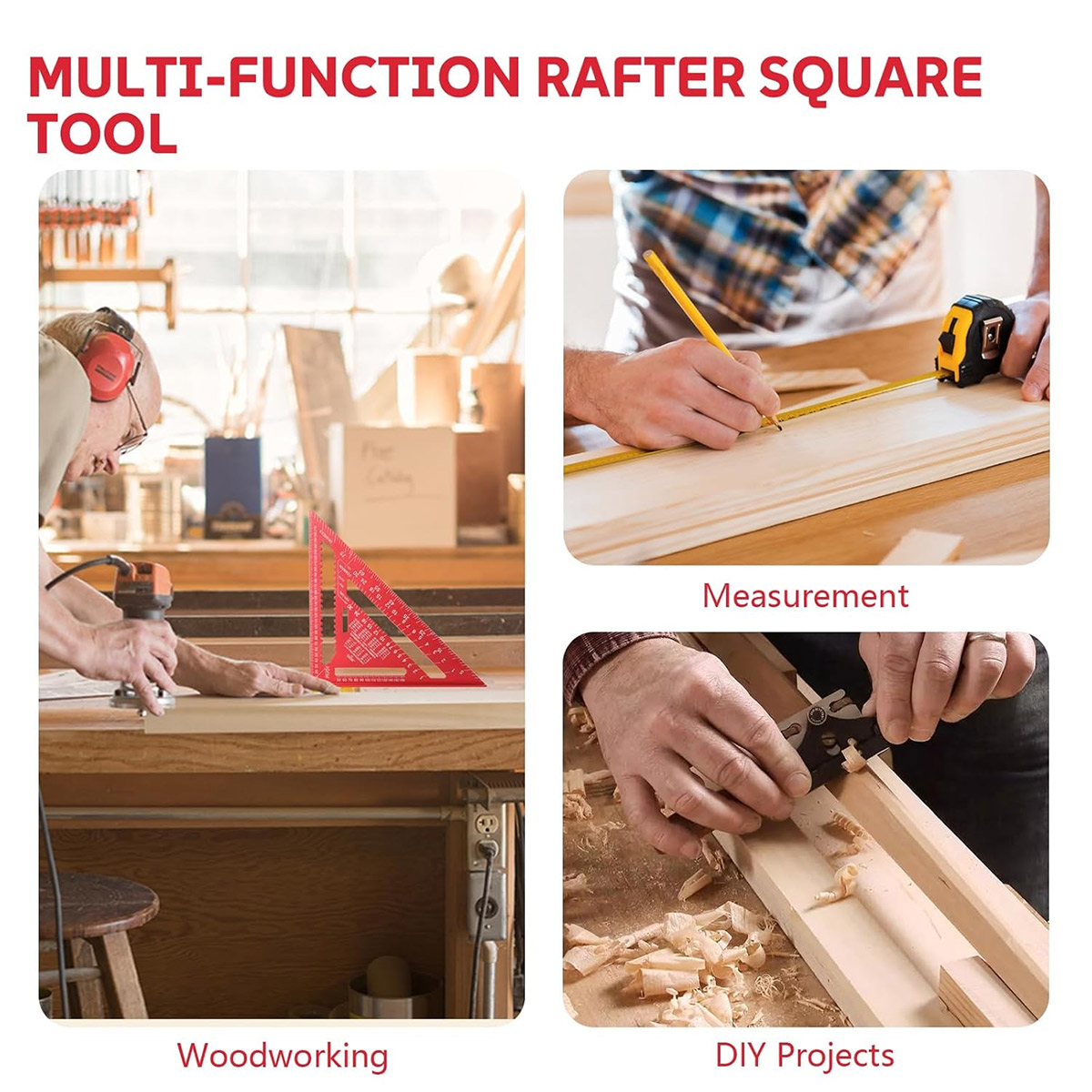 Aluminum Alloy Speed Square Hi - Woodworking Workshop incelemesi ve fiyatı