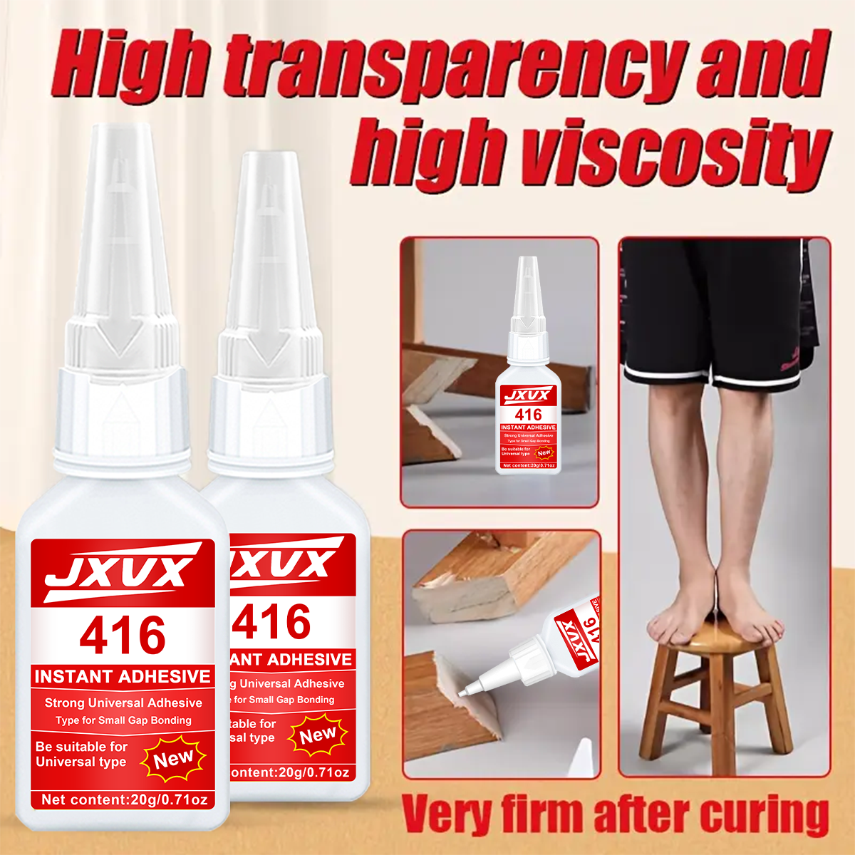 JXVX Accelerated Drying 416 Su - Woodworking Quick Glue incelemesi ve fiyatı