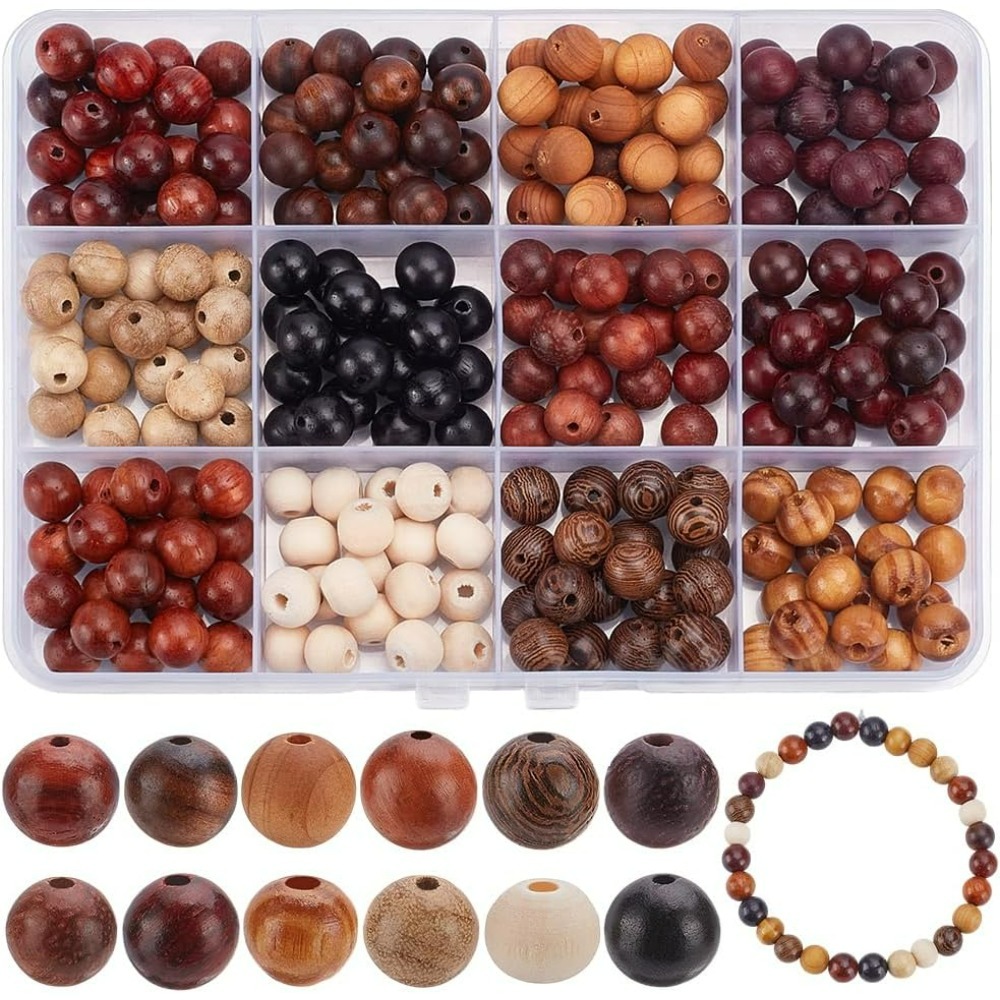 240Pcs 12 Colors Wood Round Be - Woodworking Hobbies incelemesi ve fiyatı