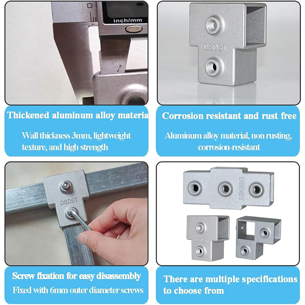 20/25/30mm Square Tube Connect - Woodworking Youtube incelemesi ve fiyatı