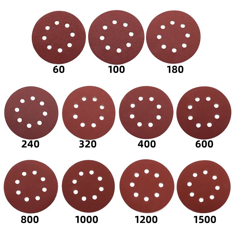 125mm 8 Hole Sanding Disc 60-2 - Woodworking Tool incelemesi ve fiyatı