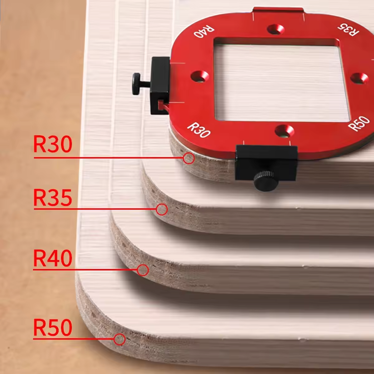 2Pcs Aluminum Alloy Radius Jig - Woodworking Project Plans incelemesi ve fiyatı