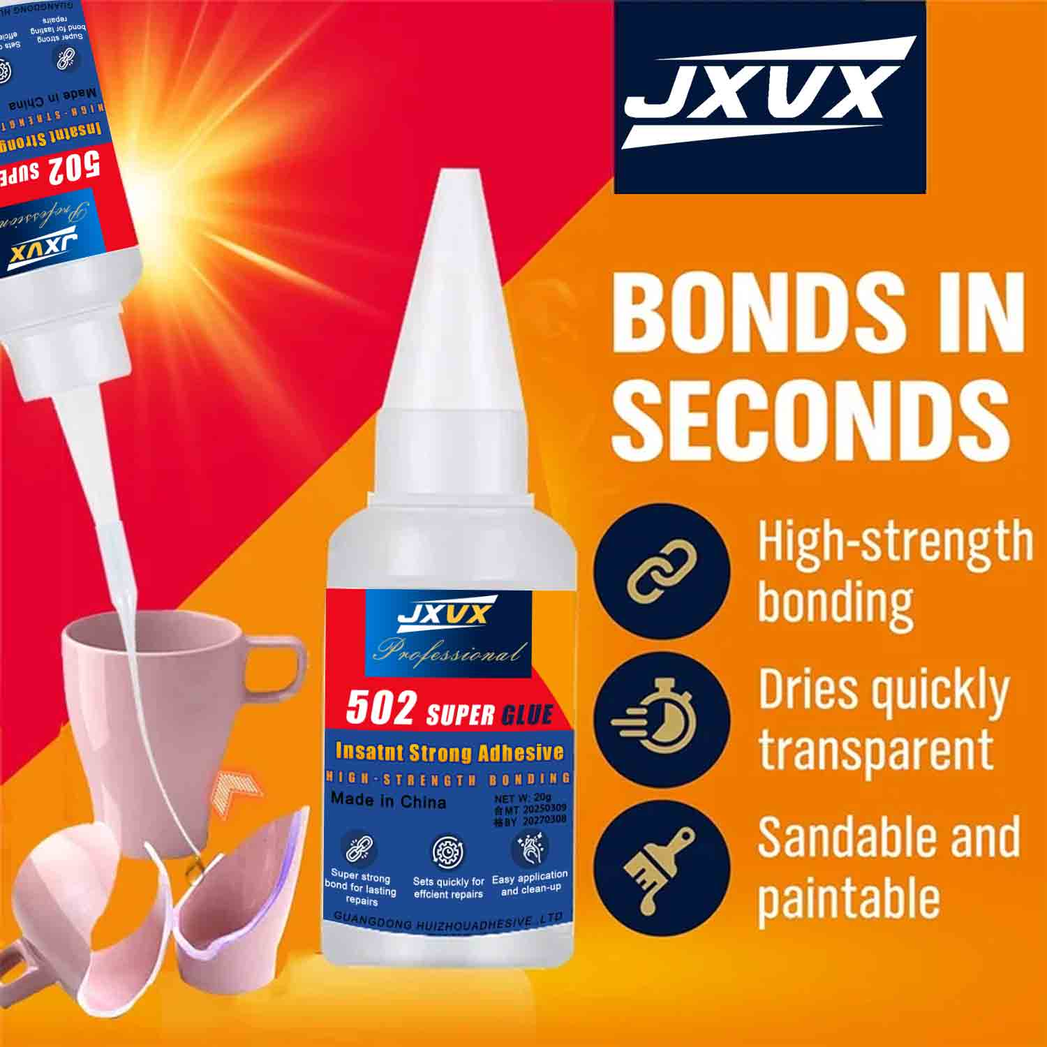 JXVX 1-5 PCs Super glue 502 Hi - Woodworking Quick Glue incelemesi ve fiyatı