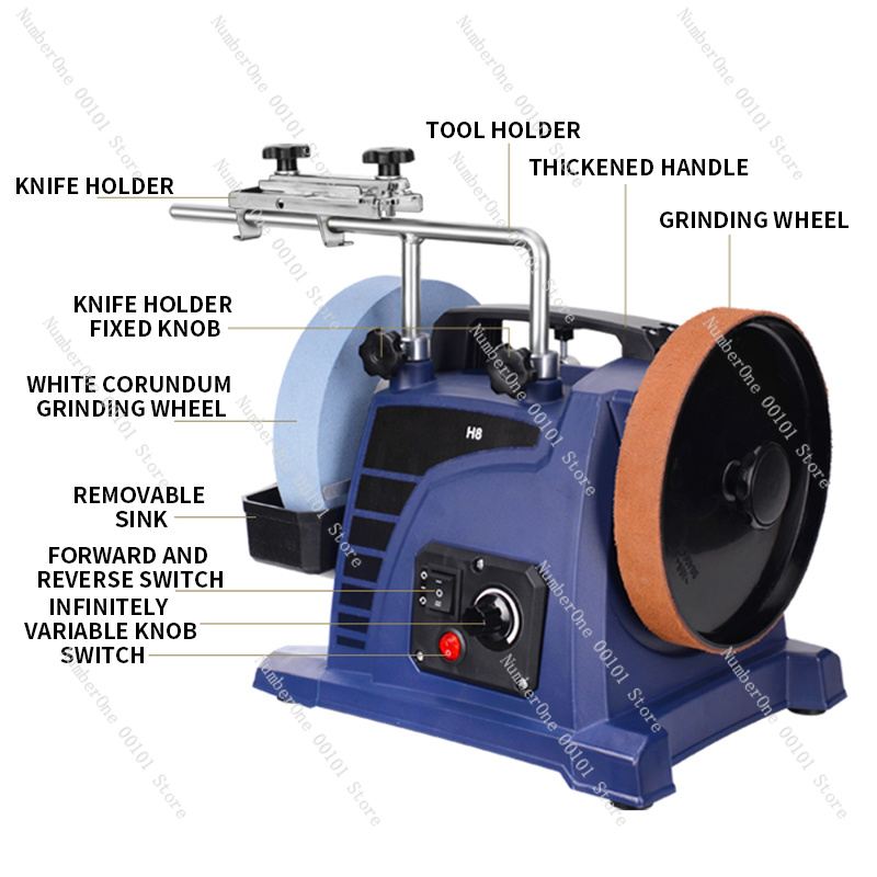 H8 8inch Low-Speed Water-Coole - Woodworking Knife incelemesi ve fiyatı
