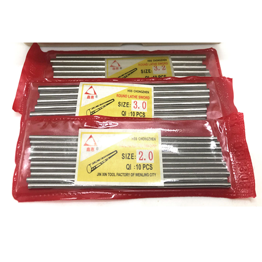 10pcs Round Bar Straight Shank - Parting Tool Lathe incelemesi ve fiyatı