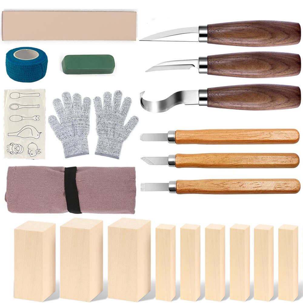 Carving Knife Gift Box Set 21- - Woodworking Box incelemesi ve fiyatı