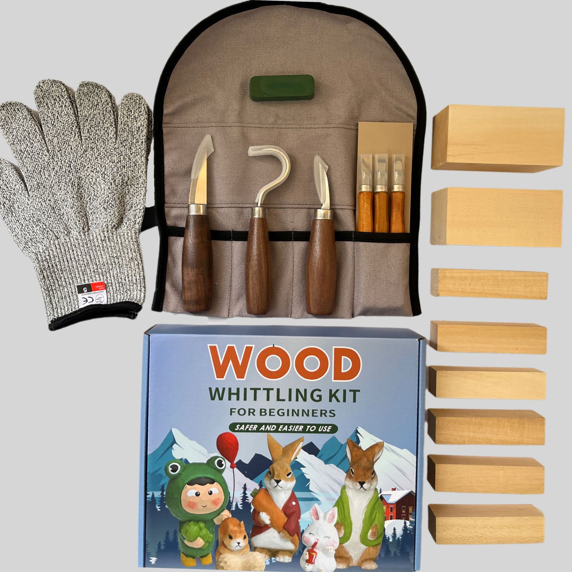 Carving Knife Gift Box Set 21- - Woodworking Box incelemesi ve fiyatı