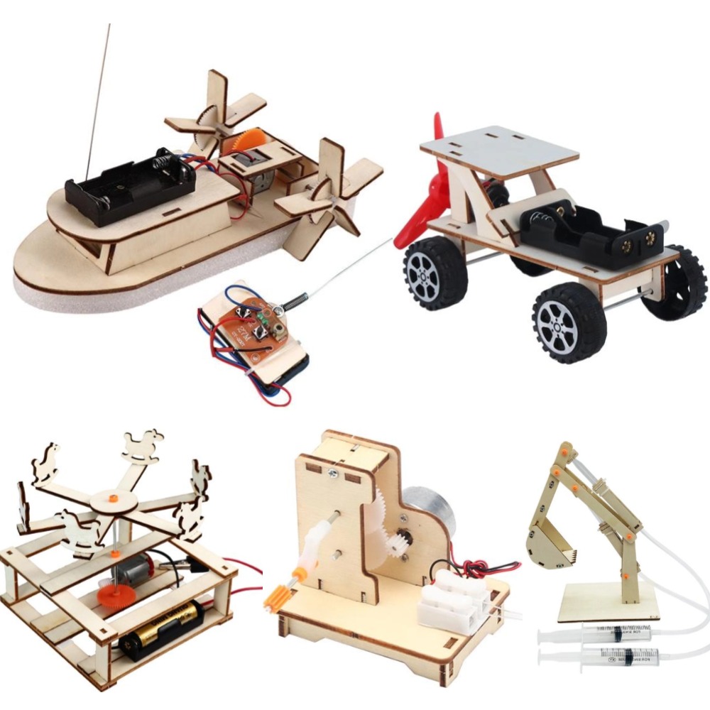 DIY Boat Model Science Toys Ki - Woodworking Kids Toys incelemesi ve fiyatı