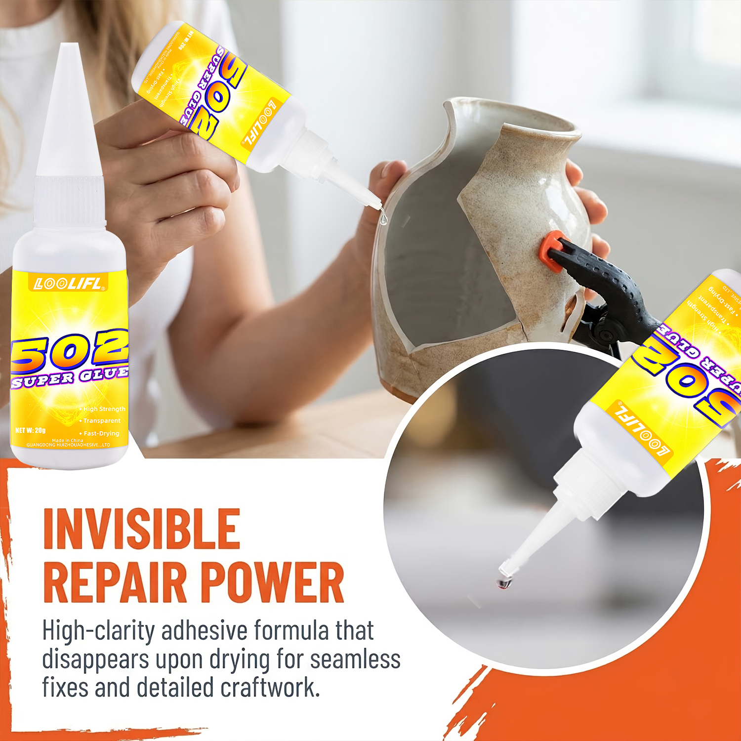 Loolifl 1-7Pcs 20ml 502 Quick- - Woodworking Quick Glue incelemesi ve fiyatı