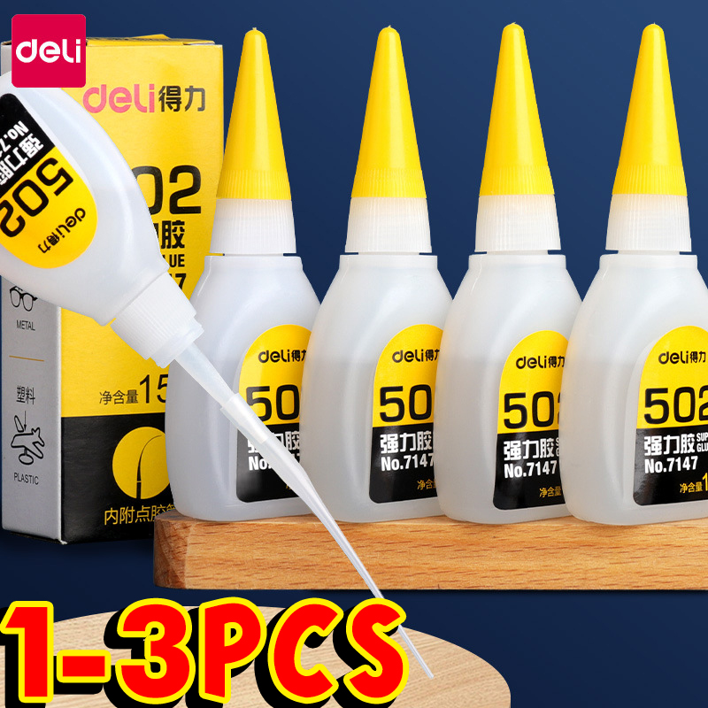 1-3pcs Deli 502 Super Glue Ins - Woodworking Quick Glue incelemesi ve fiyatı