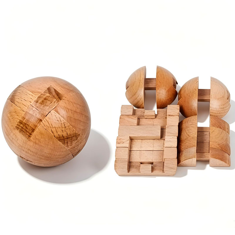 Classic Wooden Puzzle Ball Mag - Woodworking Kids Toys incelemesi ve fiyatı