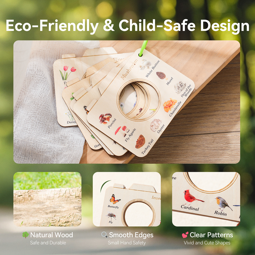 Wooden Camera Shape Nature Cog - Woodworking Kids Toys incelemesi ve fiyatı