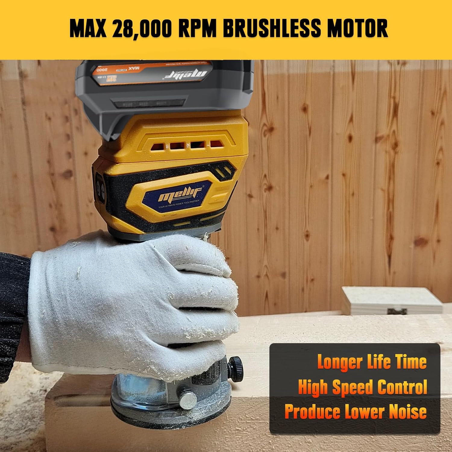 Mellif Cordless Compact Router - Router Plane Hand incelemesi ve fiyatı