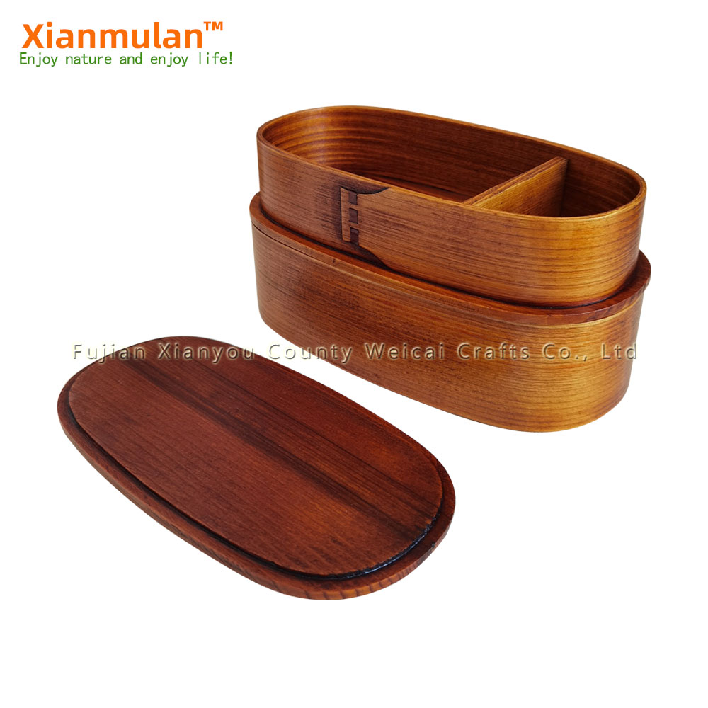 Natural Wooden Bento Box Squar - Woodworking Box incelemesi ve fiyatı