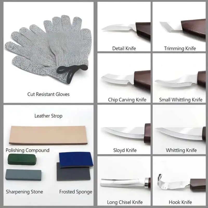 Wood Carving Kit 15PCS Wood Ca - Woodworking Kits For Beginners incelemesi ve fiyatı