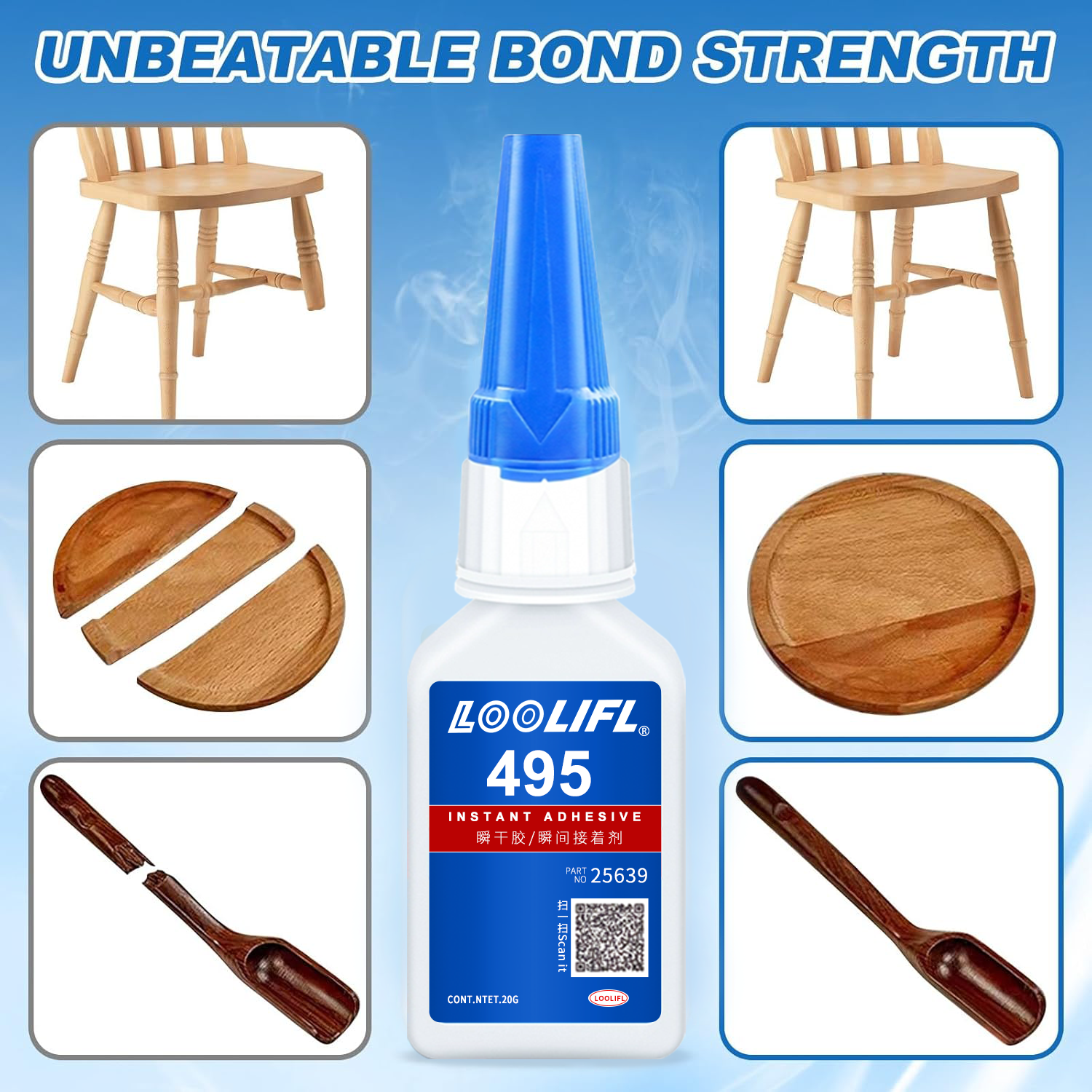 Wood Super Glue, Clear Instant - Woodworking Quick Glue incelemesi ve fiyatı