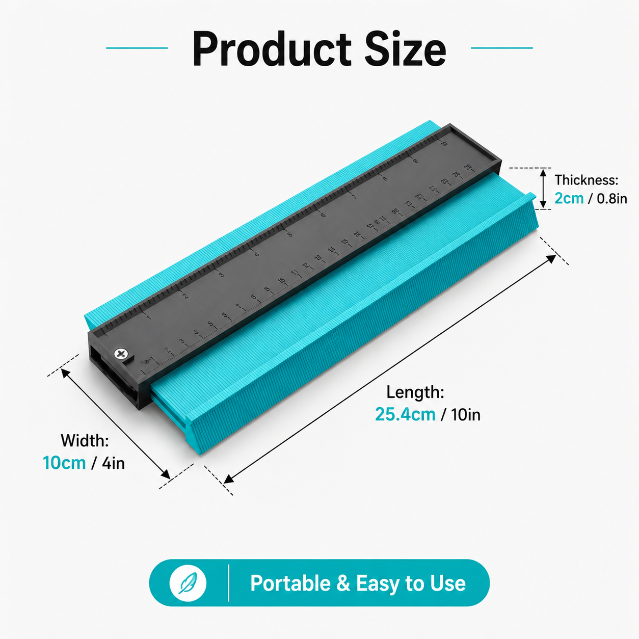 10 Inch Contour Gauge Profile  - Woodworking Project Plans incelemesi ve fiyatı